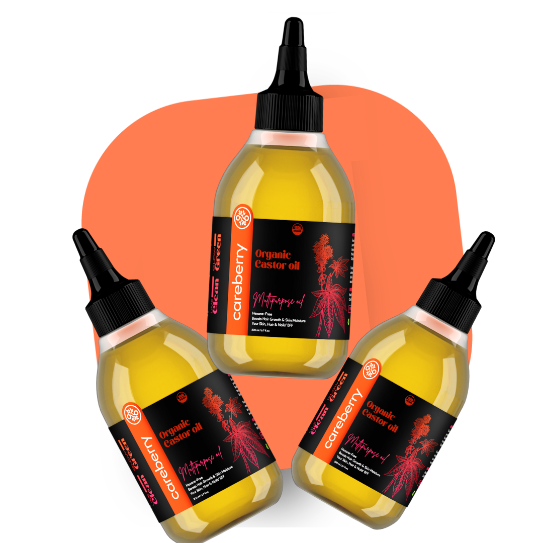 Cold pressed Castor Oil pack of 3